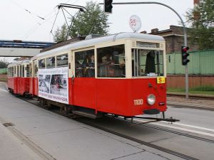 Parada tramwajów w Zabrzu