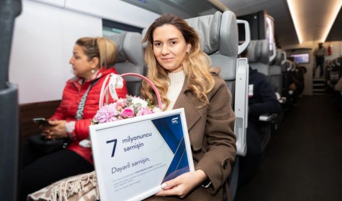Rekordowe przewozy pasażerów Kolei Azerbejdżańskich, od 2,8 mln w 2021 do 7 mln w 2023 roku