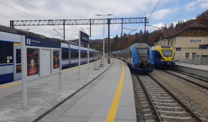 Zwardoń – dla podróżnych kolejna dostępniejsza stacja w woj. śląskim