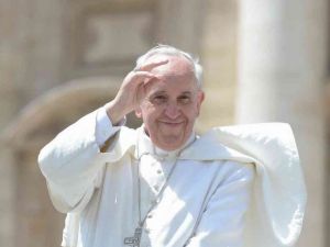 Papież Franciszek z biletem PKP Intercity na Światowe Dni Młodzieży