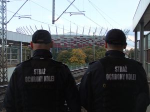 Warszawska SOK wśród służb zabezpieczających mecz Polska - Czechy na Stadionie Narodowym
