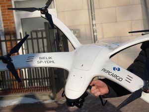 Nowy dron „Bielik” będzie strzegł transportów PKP Cargo