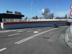 Nowy tunel drogowy pod torami w Pruszkowie.