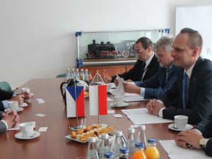 Spotkanie wiceministra Rafała Webera z ambasadorem Republiki Czeskiej Ivanem Jestřábem