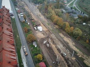 Wysokie tempo prac poprawiających dostęp kolejowy do portów w Szczecinie i Świnoujściu