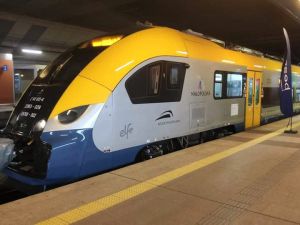 Uroczyste przekazanie pociągu PESA ELF2 Kolejom Małopolskim 