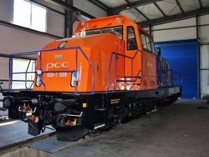 Pierwsza z trzech lokomotyw manewrowych zamówionych przez PCC Intermodal gotowa do odbioru.