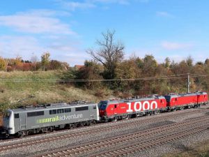 1000 sprzedana przez Siemens Mobility lokomotywa VECTRON dotarła do duńskiego odbiorcy.