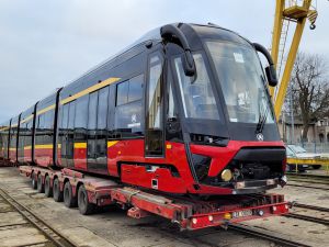 Trzeci z nowych tramwajów Moderus Gamma dotarł do Łodzi