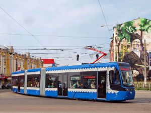 Pierwszy tramwaj Pesy oddany do eksploatacji w Kijowie