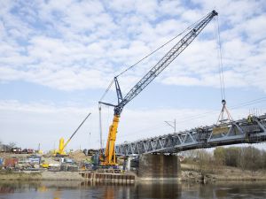 Blisko 100 przebudowanych mostów i wiaduktów zwiększy atrakcyjność kolei na linii Poznań - Szczecin