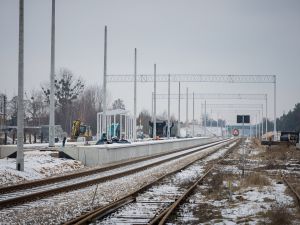 Trwa budowa połączenia kolejowego do portu lotniczego Katowice Airport