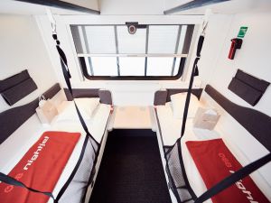 ÖBB zaprezentowało zmodernizowany, komfortowy wagon kuszetkowy dla pociągów Nightjet