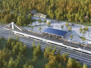 Projekt Rail Baltica przyspiesza, trwają przygotowania do budowy torów w kierunku granicy z Polską