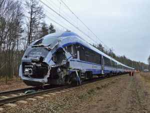 Dramatyczny wypadek na przejeździe kolejowym w Nowej Schodni.
