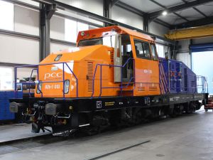 Druga z trzech zamówionych lokomotyw PCC Intermodal gotowa do odbioru w zakładzie Taboru Dębica