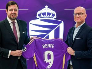 Renfe jest od dziś "oficjalnym pociągiem"  piłkarzy Realu Valladolid
