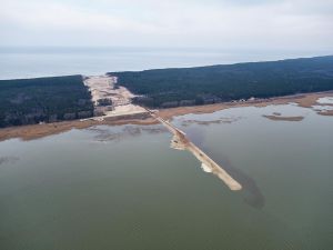 Trwają prace przy budowie drogi wodnej łączącej Zalew Wiślany z Zatoką Gdańską