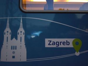 "Europejczyk" - specjalny pociąg ekspresowy "Łącząc Europę" zatrzymał się w Zagrzebiu