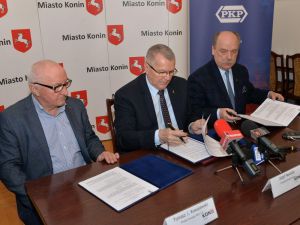 PKP S.A. podpisały umowę wz. terminalu w Koninie