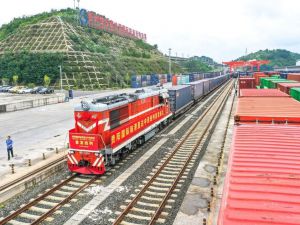 Shanxi, pierwszy pociąg towarowy Chiny-Europa do Hiszpanii