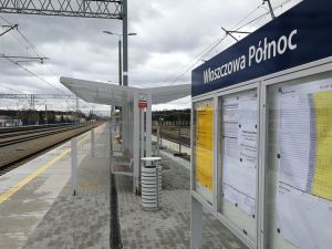 Włoszczowa Północ – nowe przejście na peron gotowe dla podróżnych