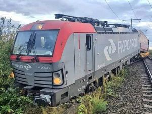 Wypadek składu z lokomotywą PKP Cargo w Niemczech.