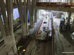 II linia metra: prace wykończeniowe na Stadionie Narodowym