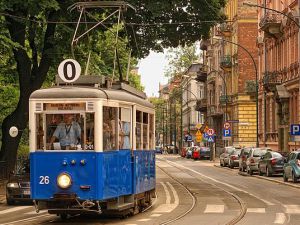Historyczne tramwaje na ulicach Krakowa