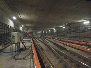 Miejsce, gdzie łączą się dwie linie metra już gotowe