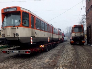 Pięć tramwajów z Frankfurtu już w Chorzowie