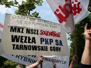 Pracownicy PKP Cargo zastrajkują na Śląsku