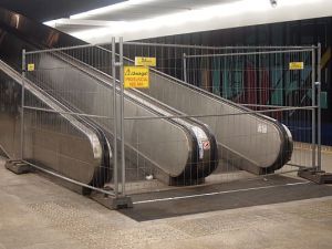 Modernizacja schodów na Dworcu Centralnym