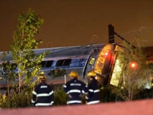 Wykolejenie pociągu w Filadelfii – są ofiary i wielu rannych