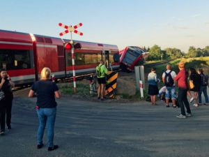 Po porannym wypadku wciąż występują utrudnienia w komunikacji na linii Szczecin Główny-Tantow