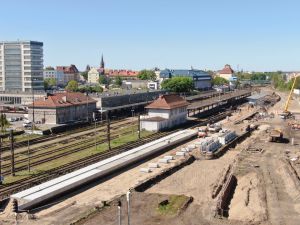 Trwa przebudowa infrastruktury stacji Olsztyn Główny
