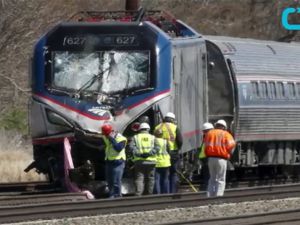 USA: pociąg zderzył się z koparką