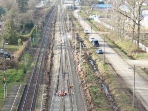 Trwają prace w Czyżewie i na kolejnym odcinku Rail Baltica na Podlasiu.