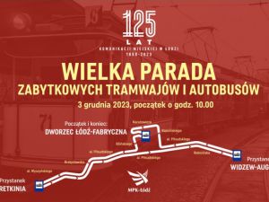 Wielka parada zabytkowych autobusów i tramwajów MPK Łódź. Darmowa atrakcja dla łodzian!