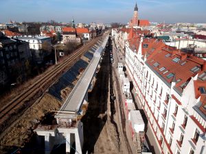 Estakady zastąpią nasyp kolejowy w Krakowie