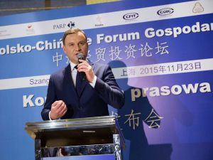 Andrzej Duda: chcemy, aby Polska stała się centrum logistycznym dla chińskich inwestycji