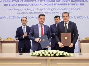 Uzbekistan i Gruzja uzgodniły zwiększenie transportu w korytarzu transkaspijskim