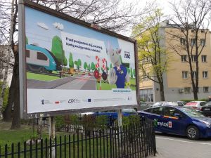 Kampania "Kolejowe ABC" widoczna w największych polskich miastach