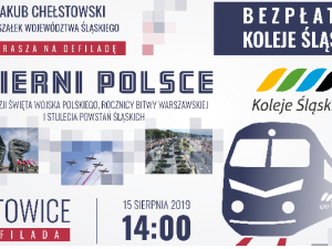 Koleje Śląskie: bezpłatny dojazd na defiladę 15 sierpnia