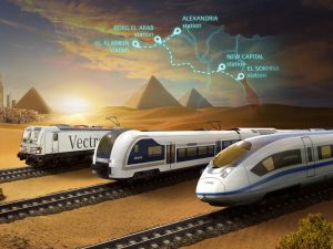 Siemens Mobility podpisał memorandum w sprawie pierwszego w Egipcie systemu kolei dużych prędkości.