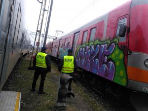 ,,Grafficiarz’’ schwytany na gorącym uczynku przez funkcjonariuszy SOK