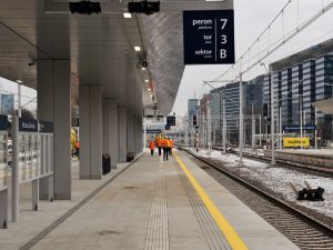 Peron 7 Warszawy Zachodniej dostępny dla pasażerów od 16 stycznia