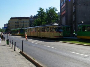 Testowali linię na Grunwaldzkiej w Poznaniu