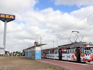 Poznań: tramwaj wyłożony poduszkami