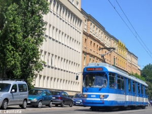 Krakowskie tramwaje jeżdżą po  Poznaniu